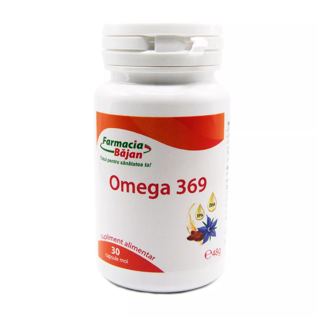 Omega 369, 30 capsule, Farmacia Bajan, [],farmaciabajan.ro