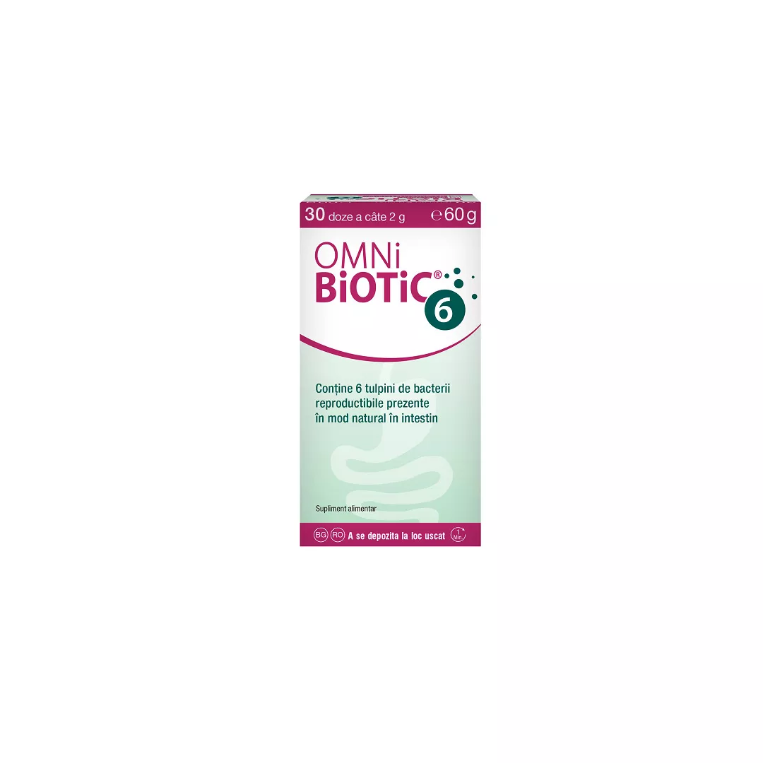 Omni Biotic 6, 60 g, Institut AllergoSan, [],farmaciabajan.ro