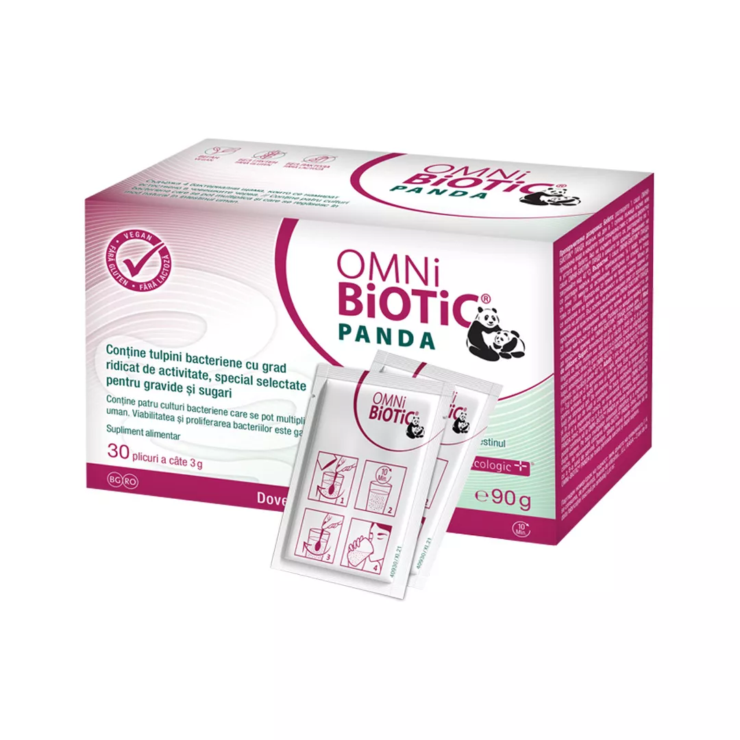 Omni Biotic Panda, 30 plicuri, Institut Allergosan, [],farmaciabajan.ro
