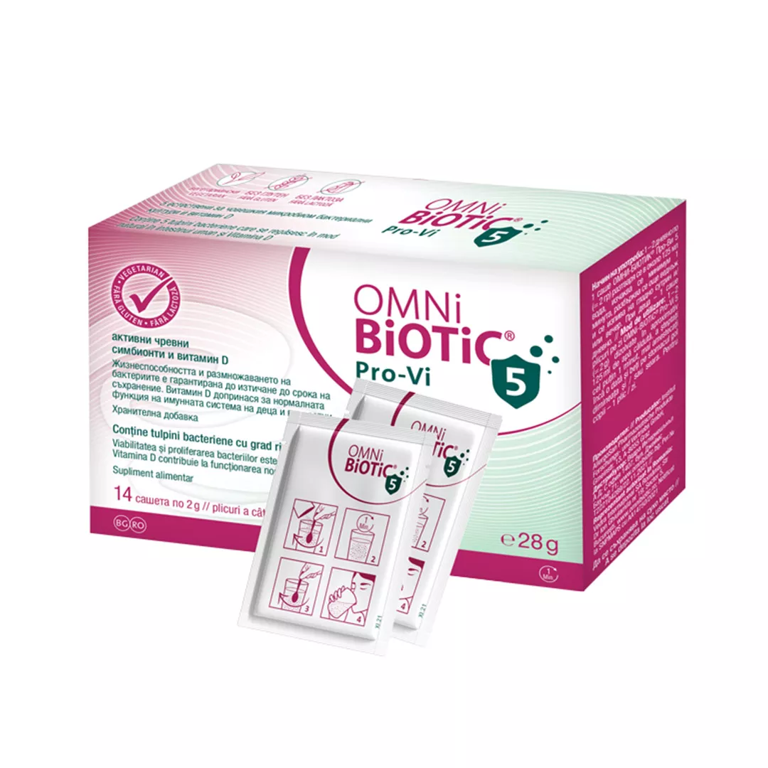 Omni Biotic Pro-Vi 5, 14 plicuri, Vedra, [],farmaciabajan.ro