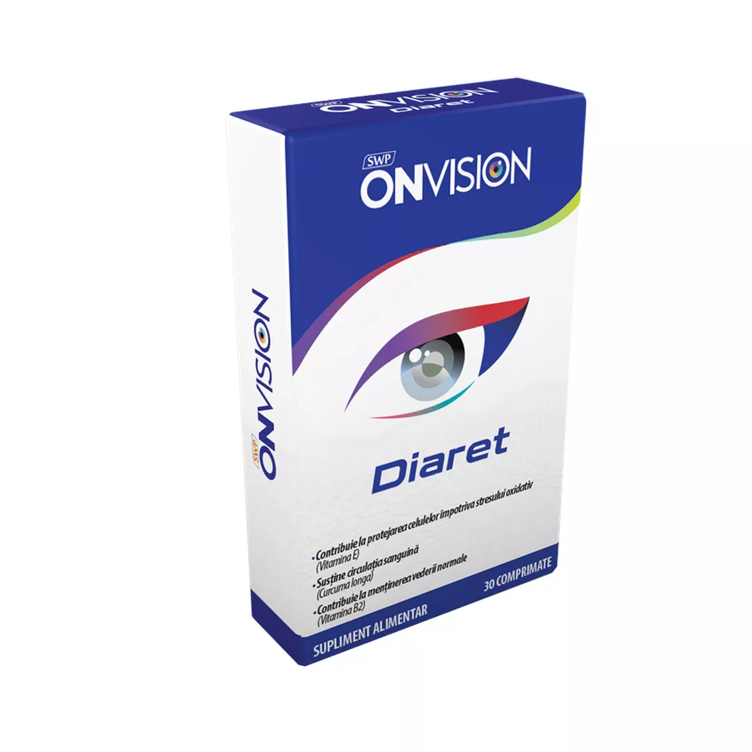 Onvision Diaret, 30 comprimate, Sum Wave Pharma, [],https:farmaciabajan.ro