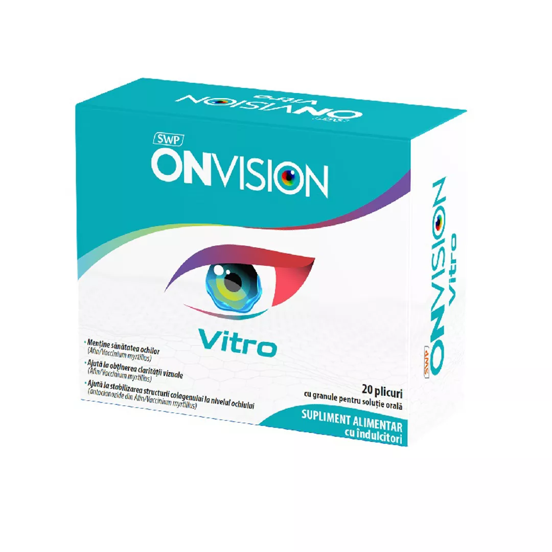 Onvision Vitro, 20 plicuri, Sun Wave Pharma, [],https:farmaciabajan.ro