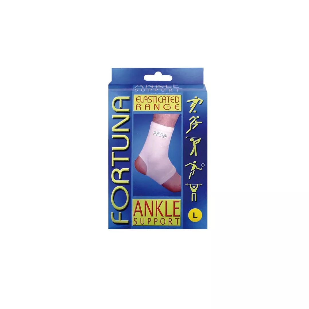 Orteza de glezna elastica, Ft-1102 alb, marime xxl, [],farmaciabajan.ro