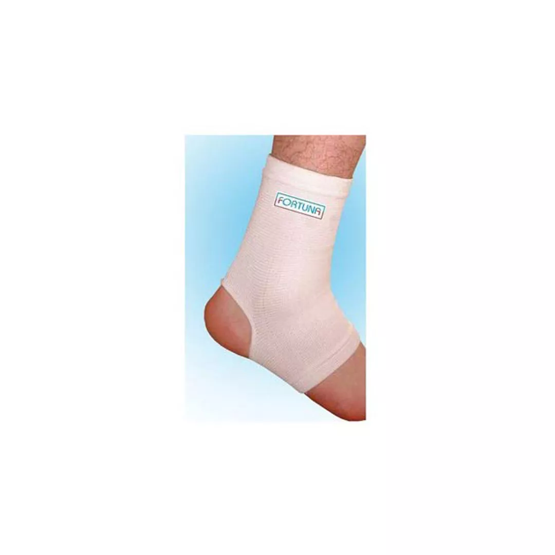 Orteza elastica de glezna FT-1102, culoare Alb, marime S, Fortuna, [],farmaciabajan.ro