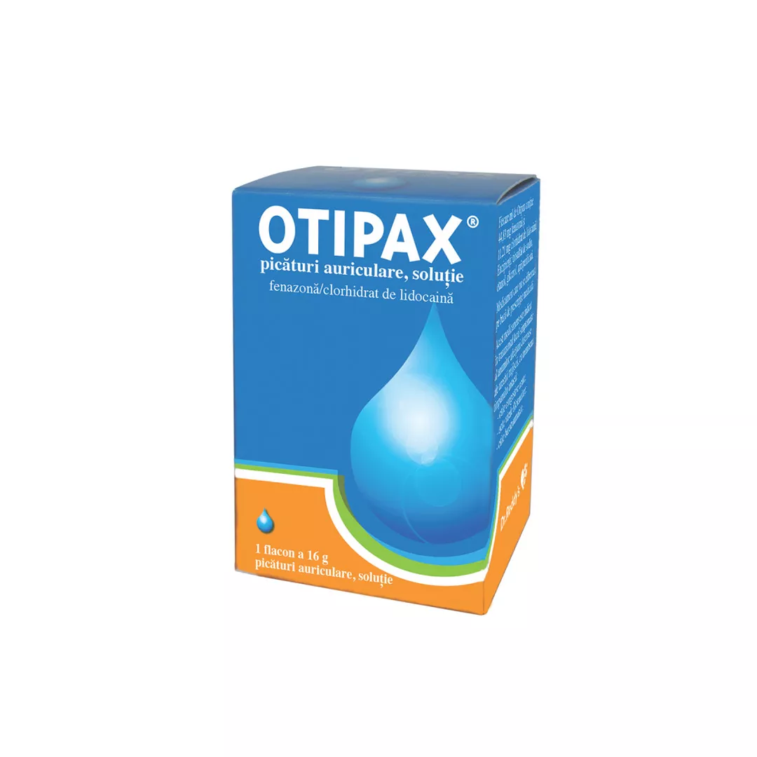 Otipax solutie, 16 g, Biocodex, [],farmaciabajan.ro