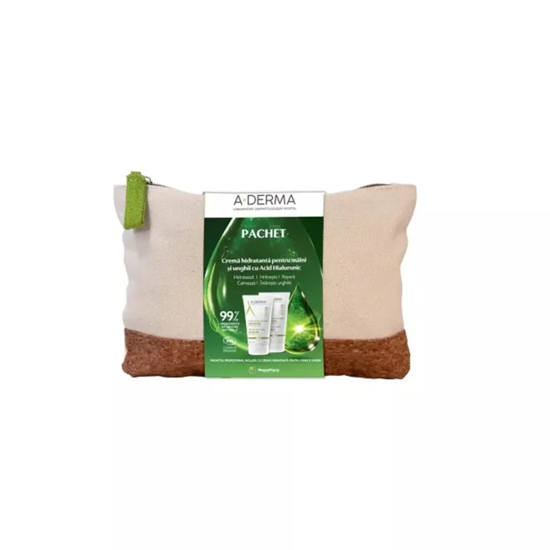 Pachet: Crema de maini si unghii, 2 x 50 ml, A-Derma, [],farmaciabajan.ro