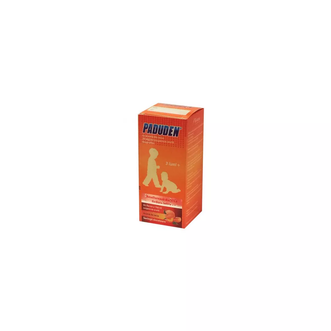 Paduden sirop cu aroma de caise 20 mg/ml, 100 ml, Terapia, [],farmaciabajan.ro