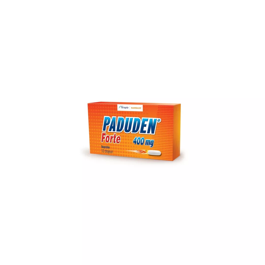 Paduden Forte 400mg, 12 drajeuri, [],farmaciabajan.ro
