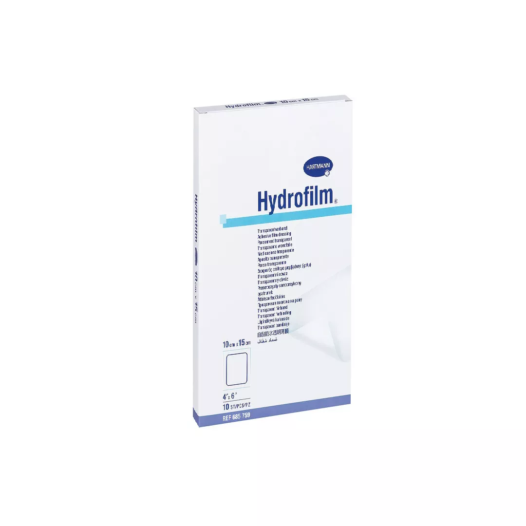 Pansament transparent Hydrofilm, 10x15 cm, 10 bucati, Hartmann, [],farmaciabajan.ro