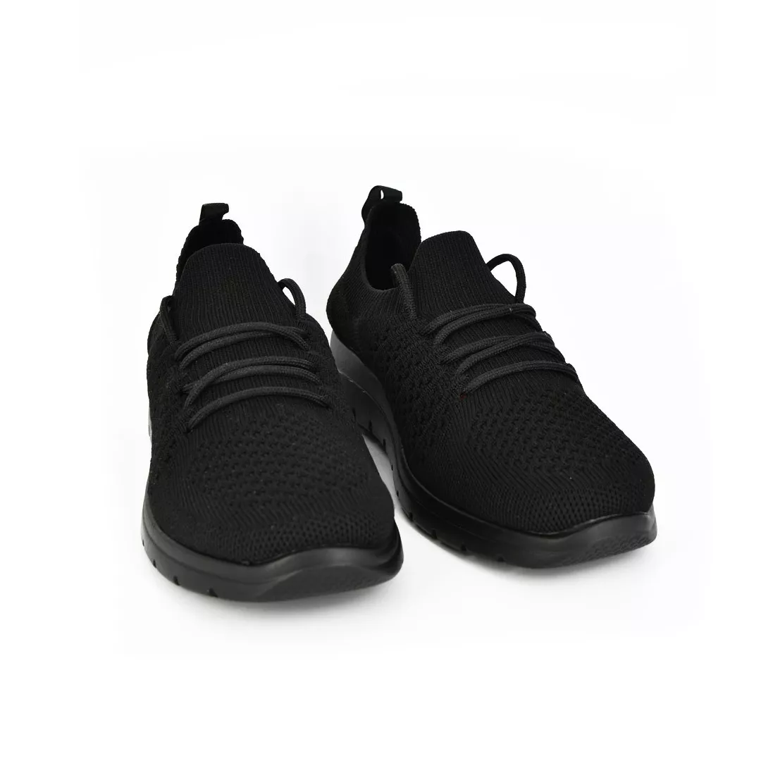 Pantofi Dama Sport din Microfibra FF136, negru, [],farmaciabajan.ro
