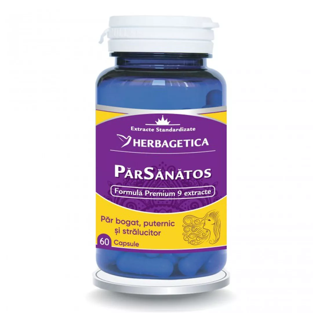 Par Sanatos, 60 capsule, Herbagetica, [],farmaciabajan.ro