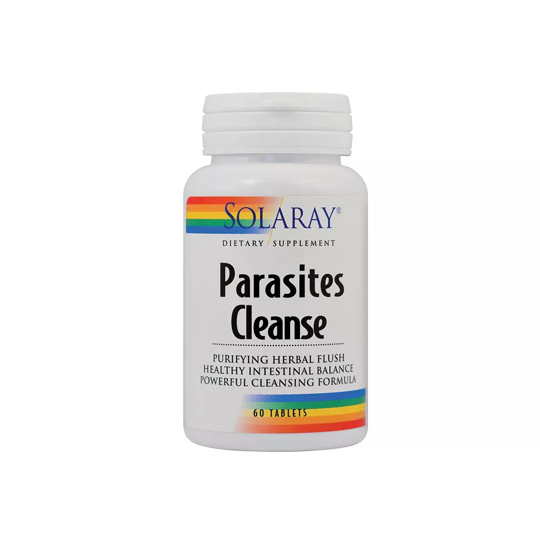 Parasites Cleanse Solaray, 60 tablete, Secom, [],farmaciabajan.ro