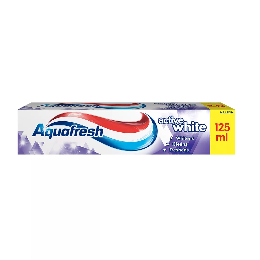 Pasta de dinti Active White, 125 ml, Aquafresh, [],farmaciabajan.ro