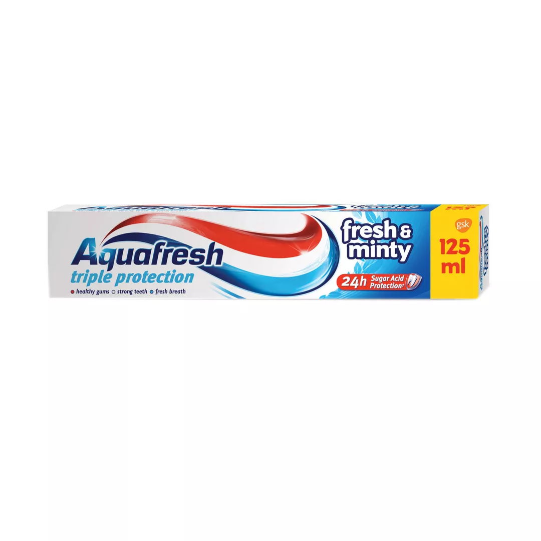 Pasta de dinti Aquafresh Fresh N Minty, 125 ml, [],farmaciabajan.ro