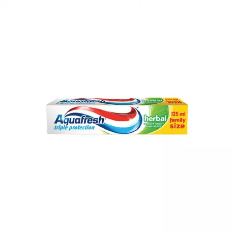 PASTA DE DINTI AQUAFRESH HERBAL 125ML, [],farmaciabajan.ro