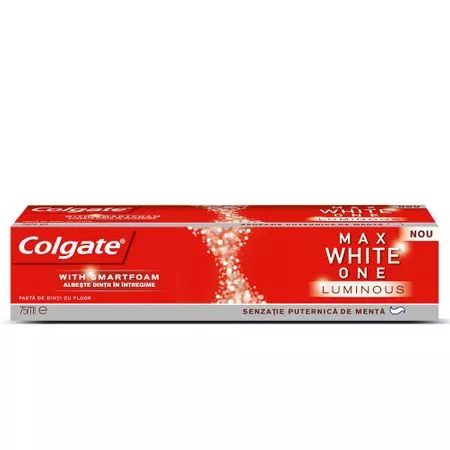 PASTA DE DINTI COLGATE MAX WHITE LUMINOUS 75ML, [],farmaciabajan.ro