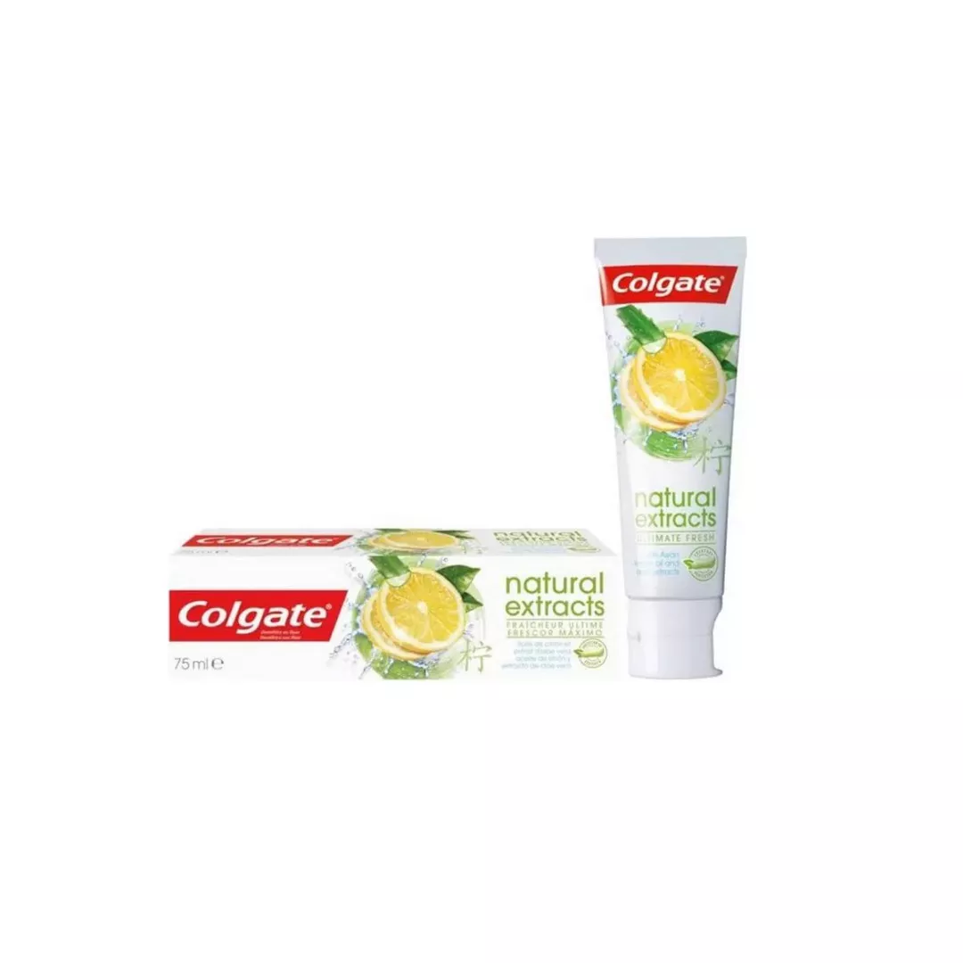 Pasta de Dinti Colgate Natural Extracts Lemon, 75 ml, [],https:farmaciabajan.ro