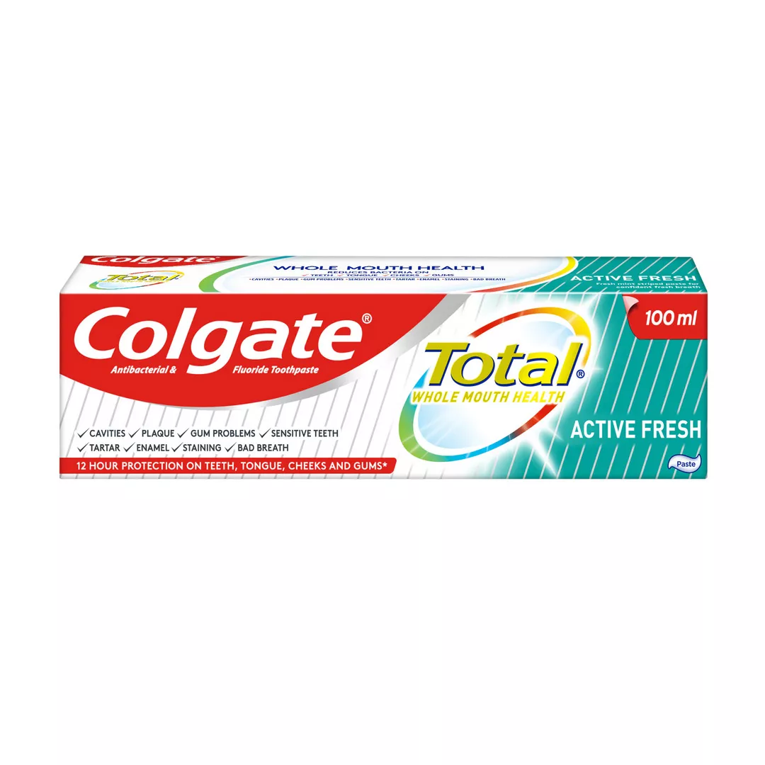Pasta de dinti Colgate Total Active Fresh, 100 ml, [],farmaciabajan.ro