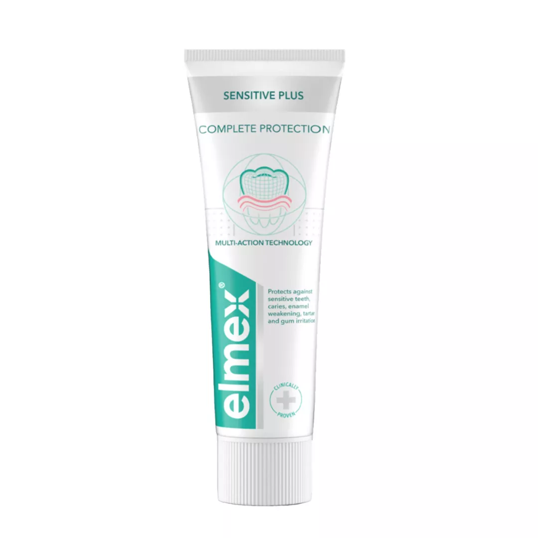 Pasta de dinti Complete Protection Sensitive Plus, 75 ml, Elmex, [],farmaciabajan.ro