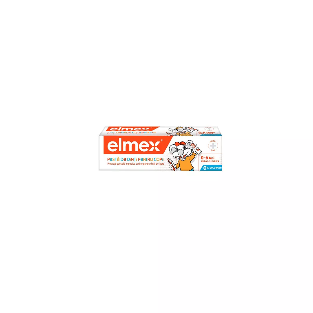 Pasta de dinti pentru copii, 0-6 ani, 50 ml, Elmex, [],farmaciabajan.ro