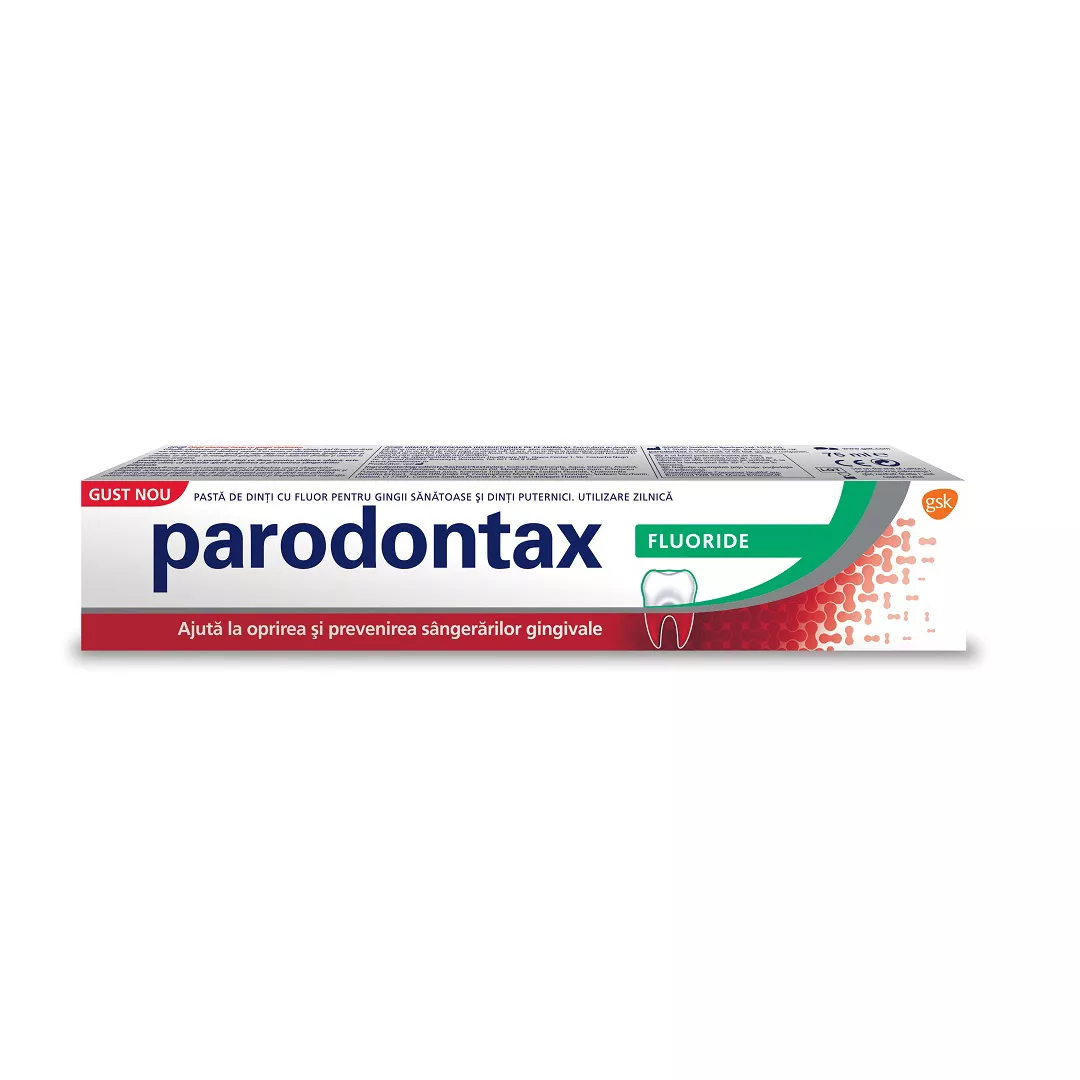 Pasta de dinti Fluoride Parodontax, 75 ml, Gsk, [],farmaciabajan.ro