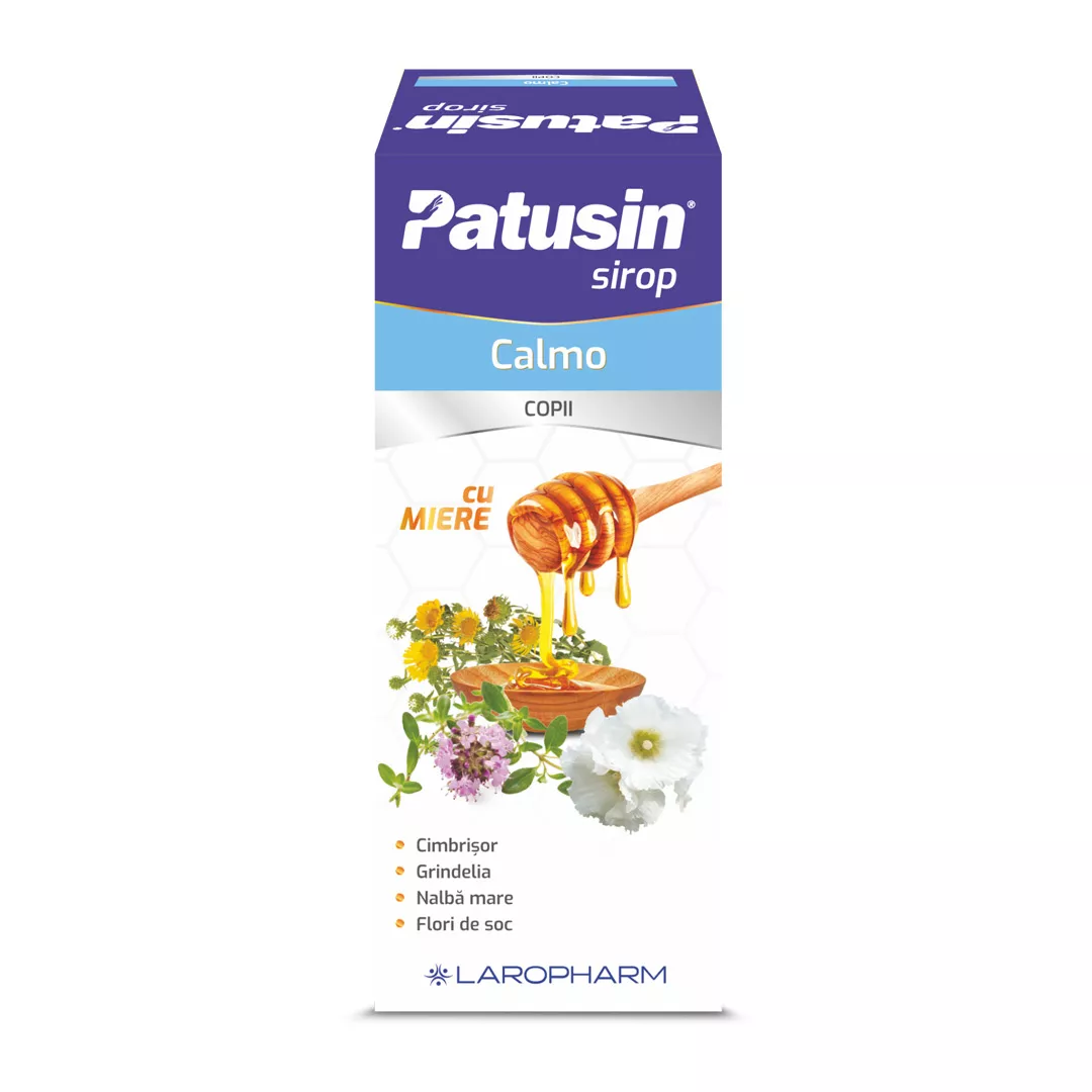 Patusin Calmo Sirop copii, 100 ml, Laropharm, [],farmaciabajan.ro