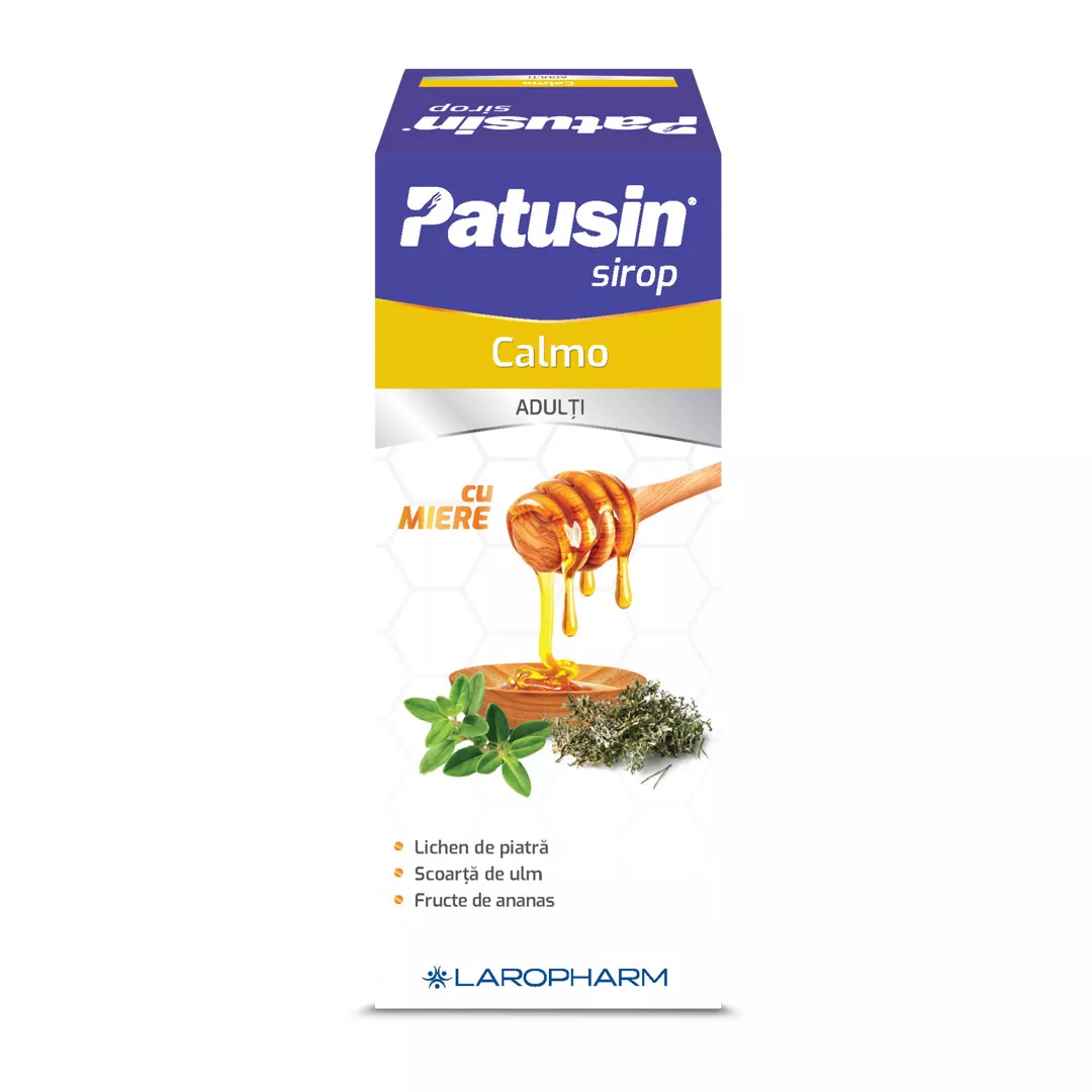 Patusin Calmo, sirop pentru adulti, 100 ml, Laropharm, [],farmaciabajan.ro