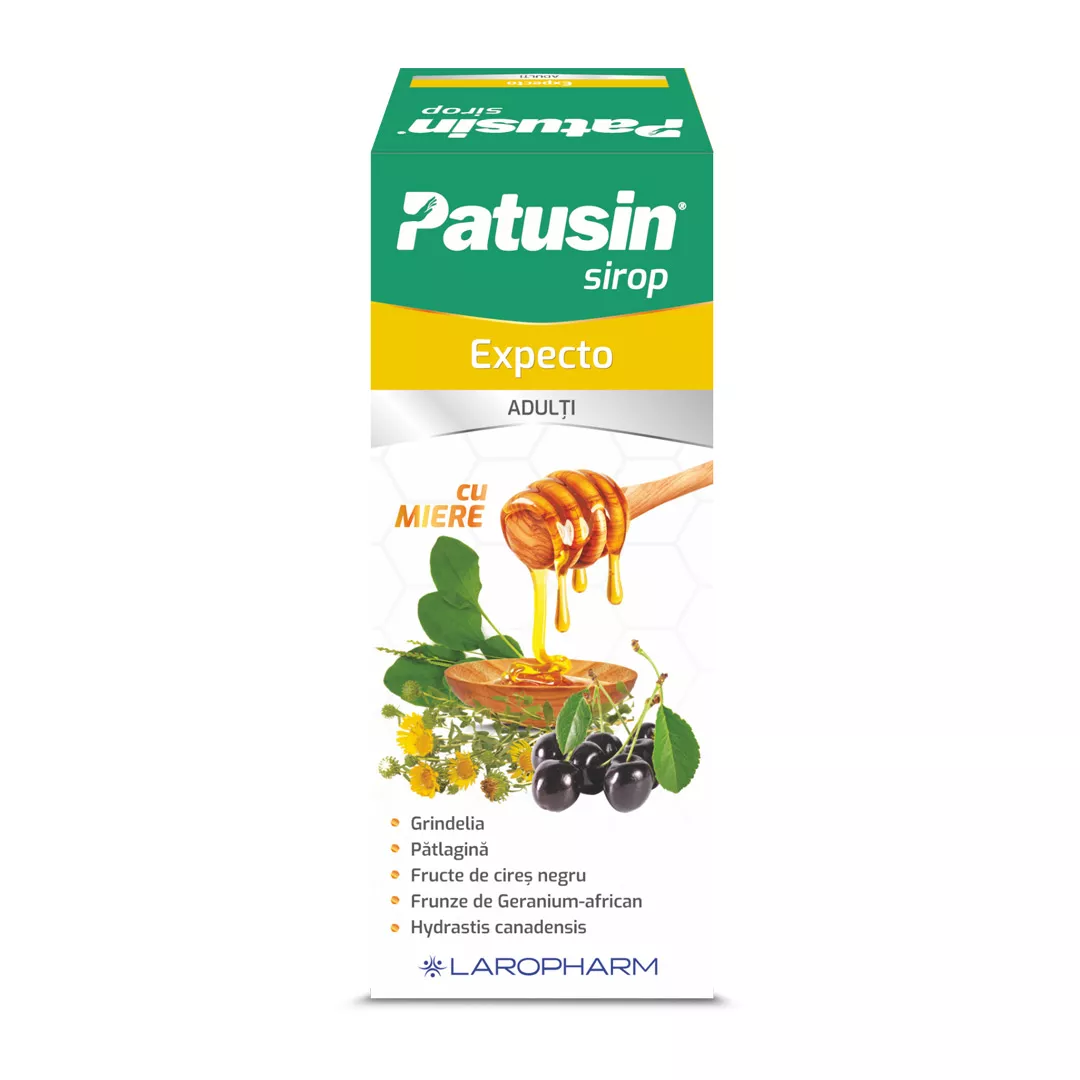 Patusin Expecto Sirop adulti, 100 ml, Laropharm, [],farmaciabajan.ro