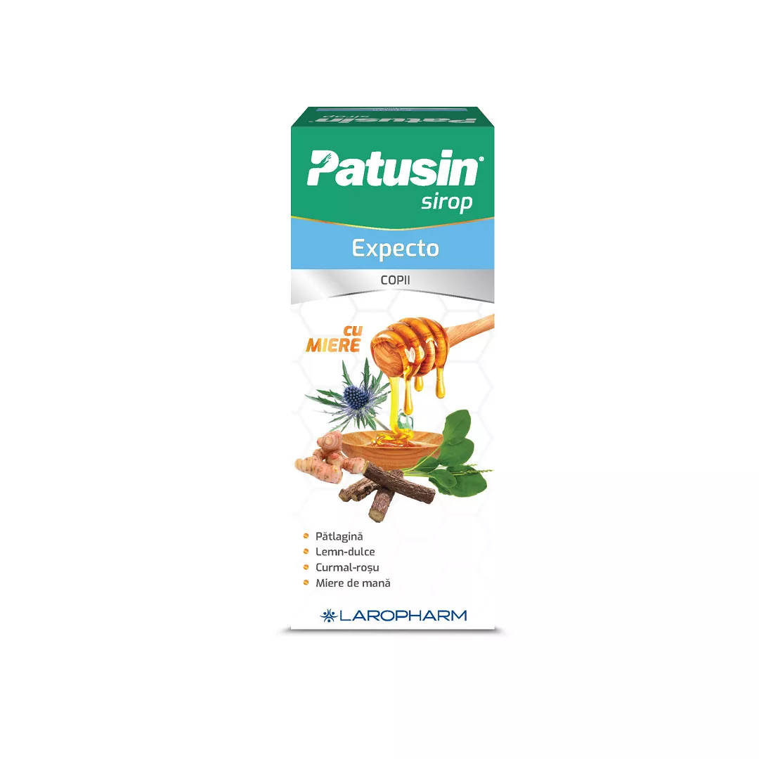 Patusin Expecto Sirop copii, 100 ml, Laropharm, [],farmaciabajan.ro