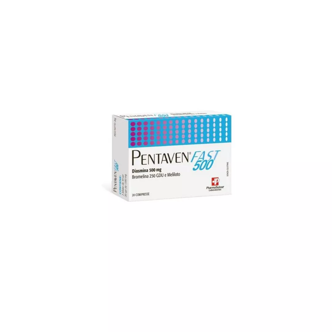 Pentaven Fast 500, 20 comprimate, Pharmasuiss laboratoire, [],farmaciabajan.ro