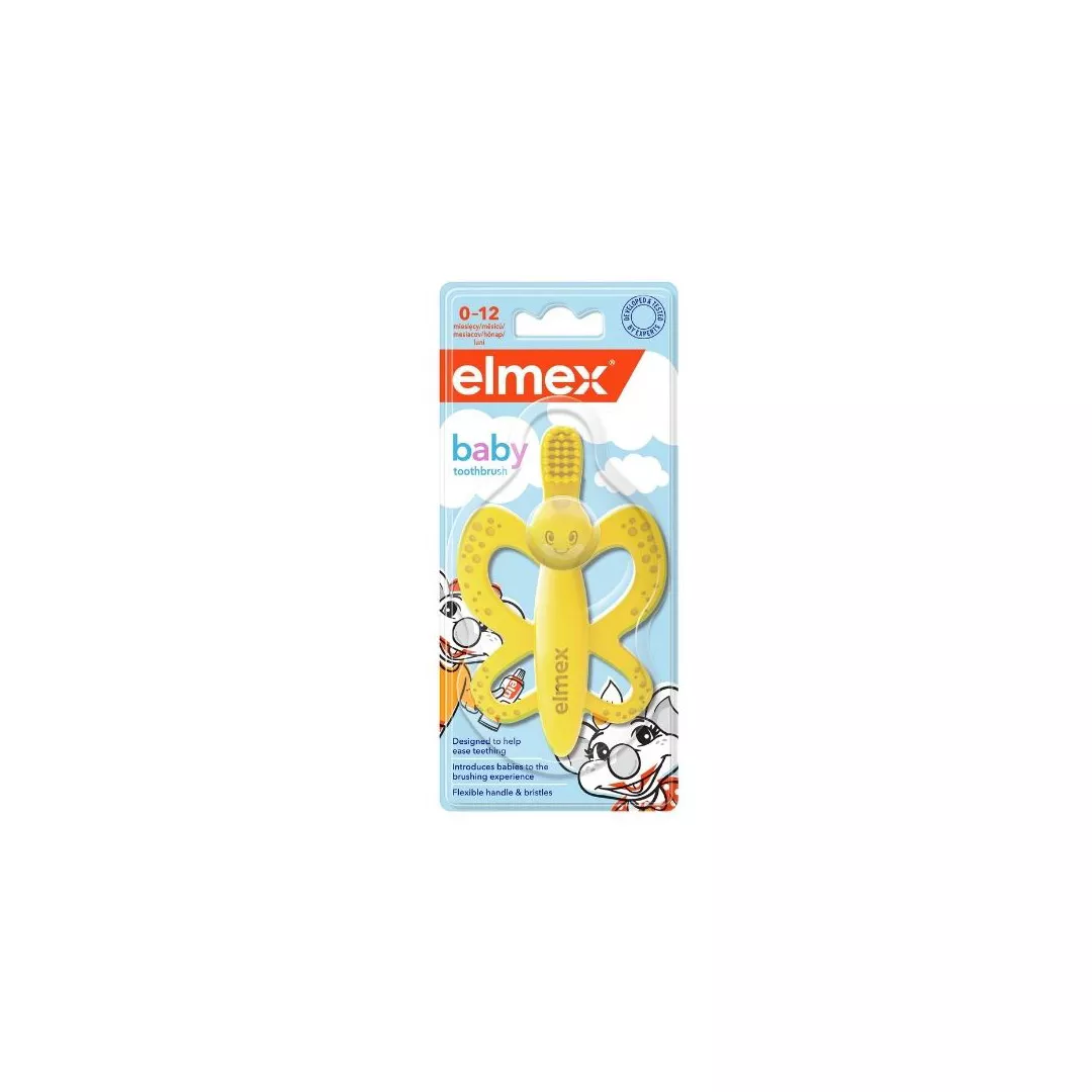 Periuta de dinti Baby, 0-12 luni, Elmex, [],farmaciabajan.ro
