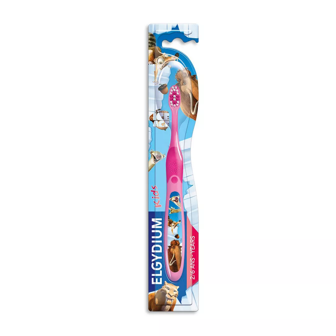 Periuta de dinti pentru copii Ice Age, 2-6 ani, Elgydium Kids, [],farmaciabajan.ro