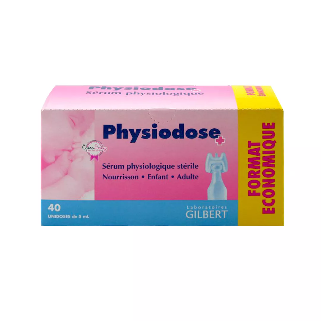 Physiodose ser fiziologic, 40 monodoze x 5 ml, Gilbert, [],farmaciabajan.ro