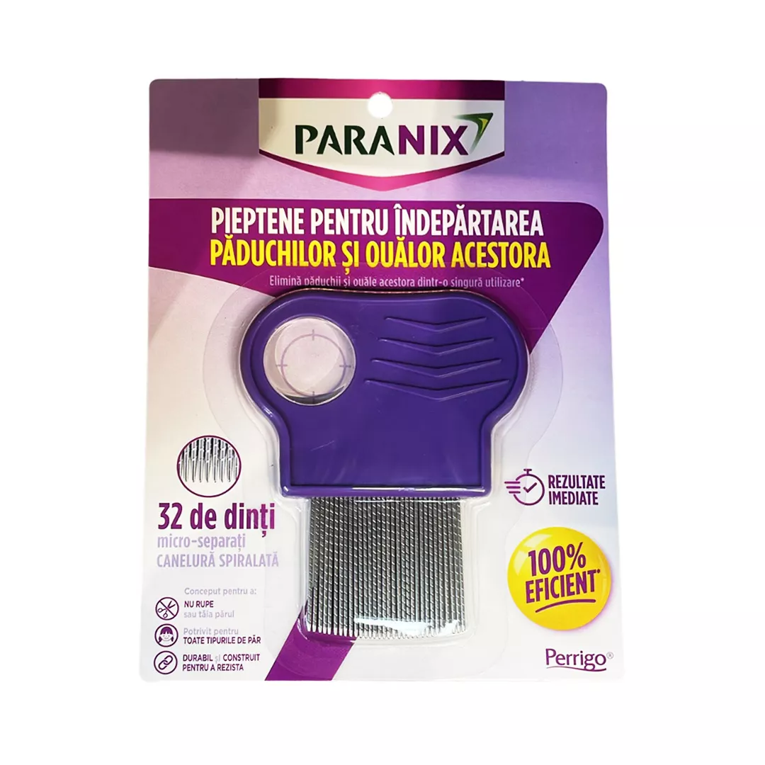 Pieptan pentru indepartarea paduchilor si lindinilor, Paranix, [],farmaciabajan.ro