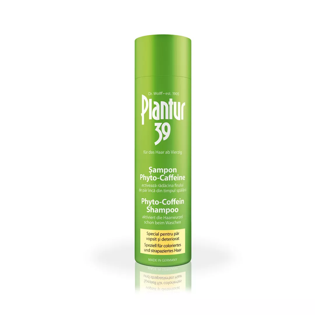 Sampon pentru par vopsit si deteriorat Plantur 39 Phyto-Caffeine, 250 ml, Dr. Kurt Wolff, [],farmaciabajan.ro
