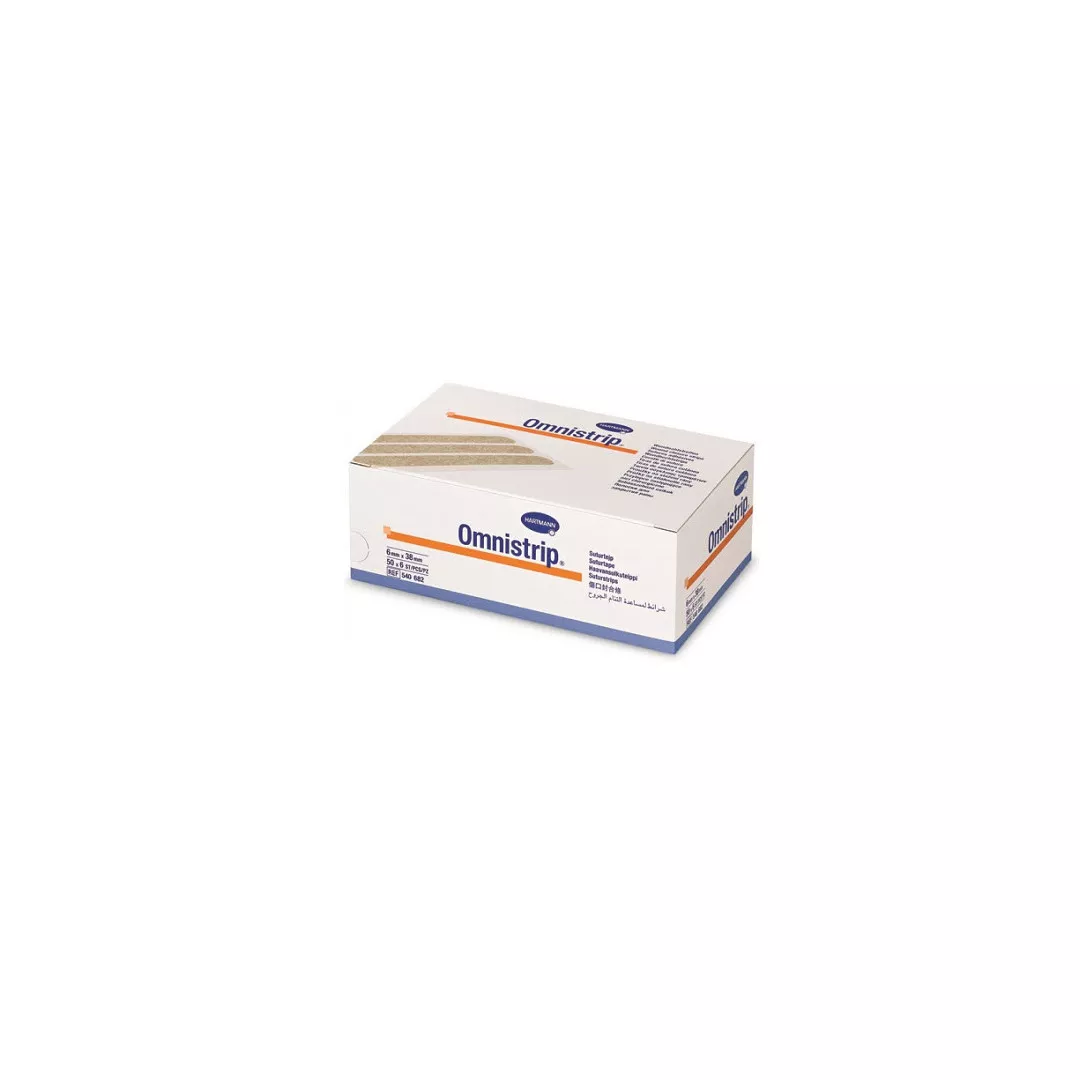 Plasture inlocuire suturi Omnistrip, 6 x 101mm, 50 bucati, Hartmann, [],farmaciabajan.ro