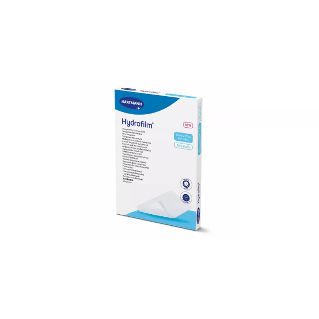 Plasture transparent pentru protectia plagii, Hydrofilm, 10 x 15 cm, 1 cutie/10 bucati, Hartmann, [],farmaciabajan.ro