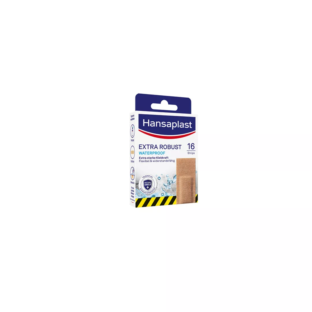 Plasturi impermeabili extra robust, 16 bucati, Hansaplast, [],farmaciabajan.ro