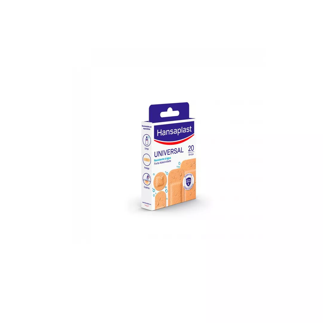 Plasturi universali rezistenti la apa, 20 bucati, Hansaplast, [],farmaciabajan.ro