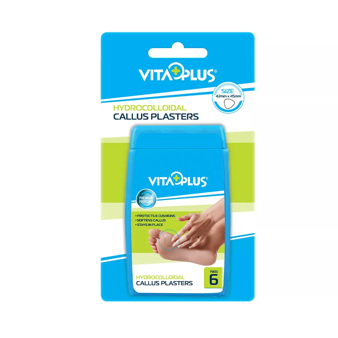 Plasturi Vita Plus cu hydrocoloid pentru bataturi, 42x45 mm, 6 bucati, [],farmaciabajan.ro