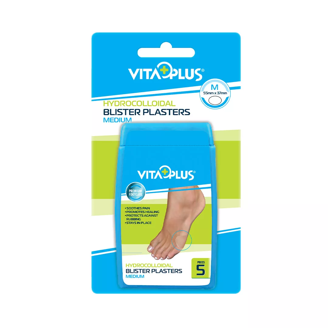 Plasturi Vita Plus cu hydrocoloid pentru bataturi, 55x37 mm, 5 bucati, [],farmaciabajan.ro