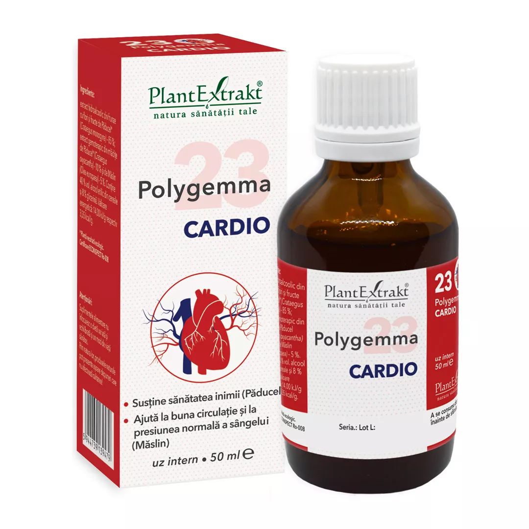 Polygemma 23 Cardio, 50 ml, Plant Extrakt, [],farmaciabajan.ro
