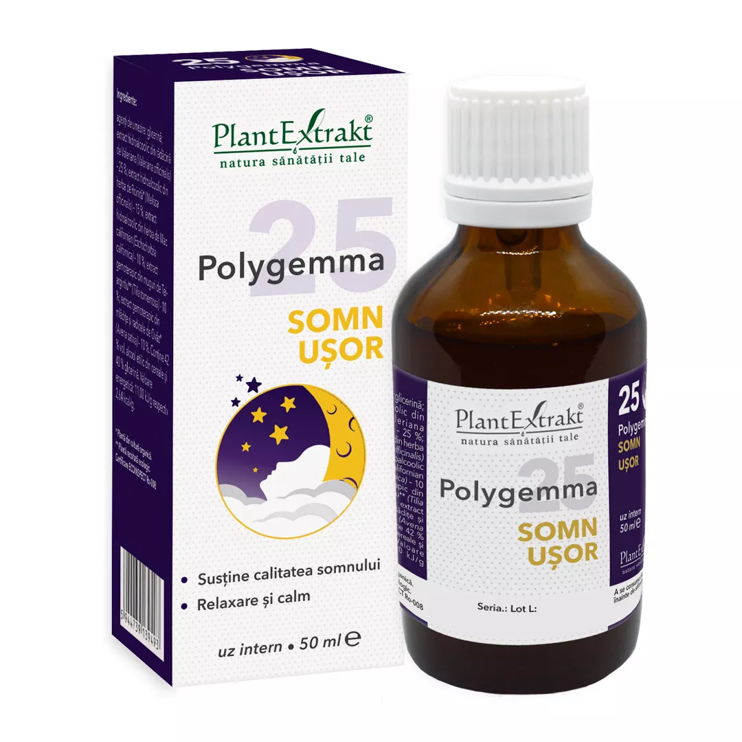 Polygemma 25 Somn Usor, 50 ml, Plant Extrakt, [],farmaciabajan.ro