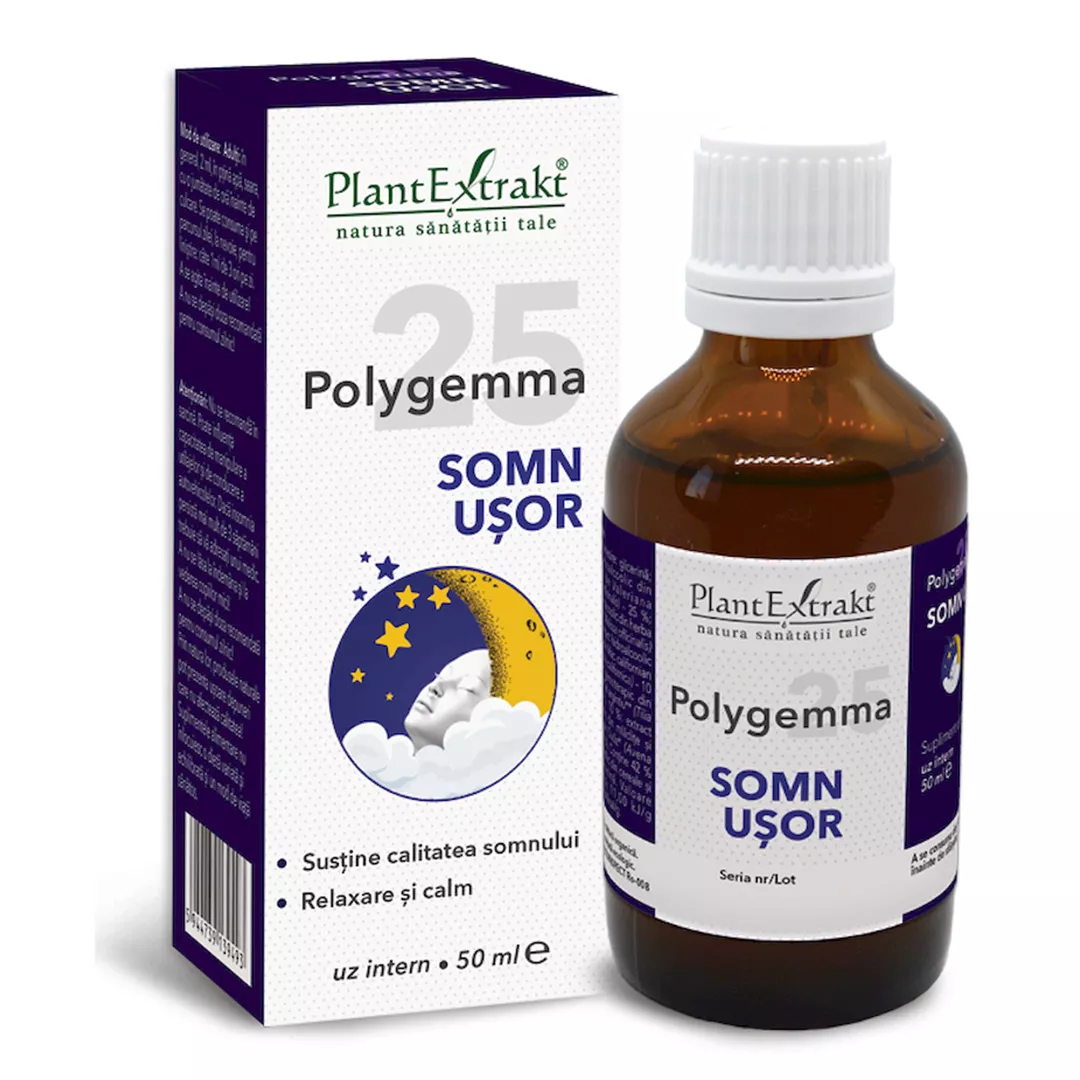Polygemma 25 Somn Usor, 50 ml, Plant Extrakt, [],farmaciabajan.ro