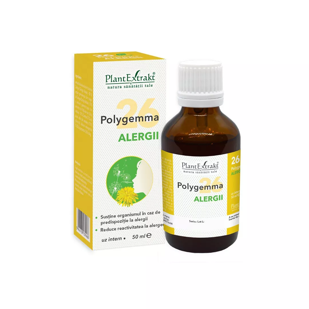 Polygemma 26 Alergii, 50 ml, Plant Extrakt, [],farmaciabajan.ro