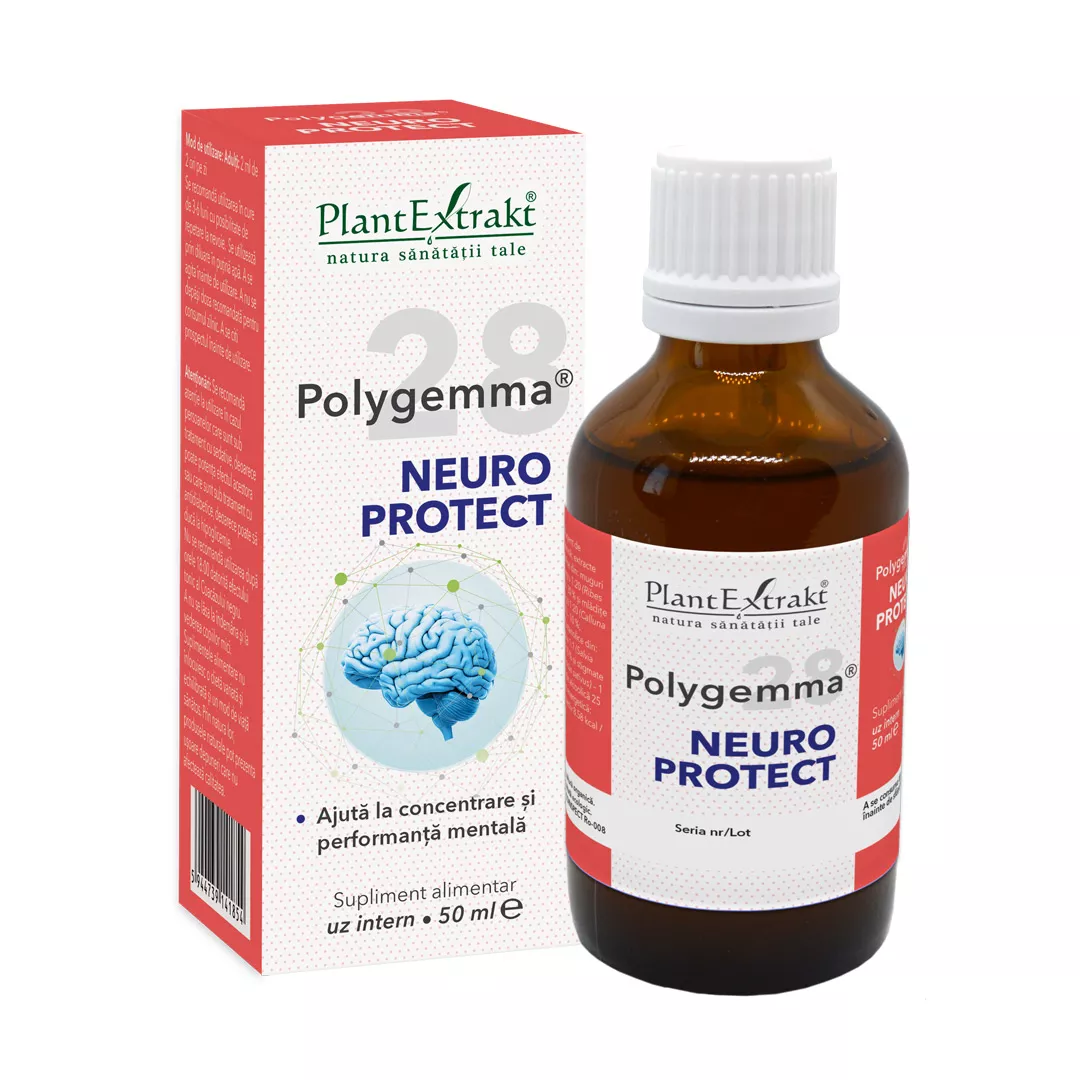 Polygemma 28 Neuro Protect, 50 ml, Plant Extrakt, [],farmaciabajan.ro