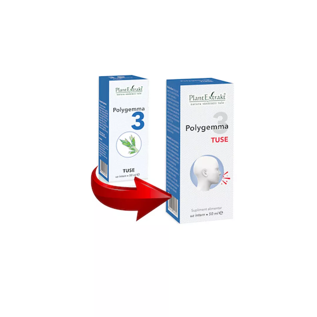 Polygemma 3, Tuse, 50 ml, Plant Extrakt, [],farmaciabajan.ro