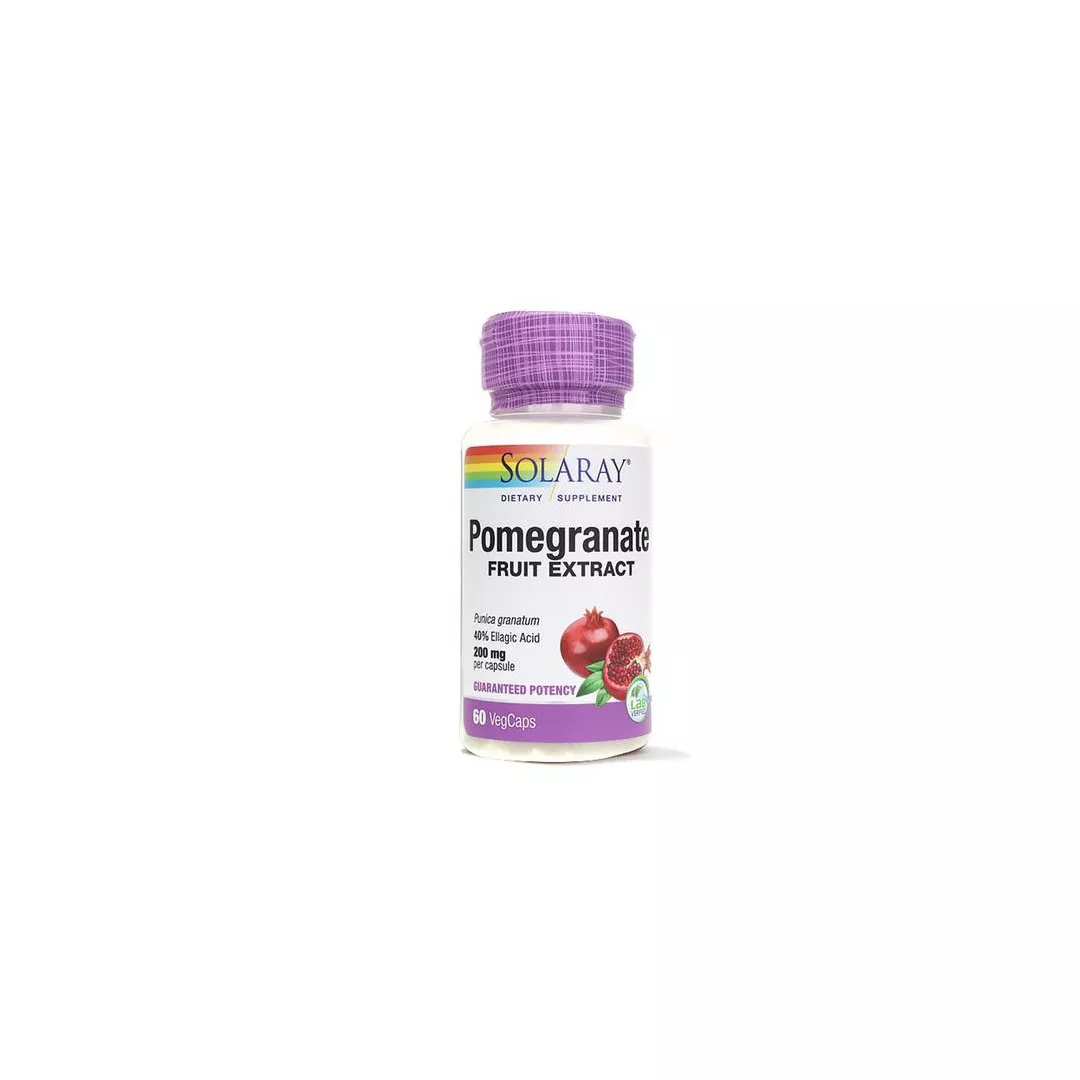 Pomegranate Solaray, 60 capsule, Secom, [],farmaciabajan.ro