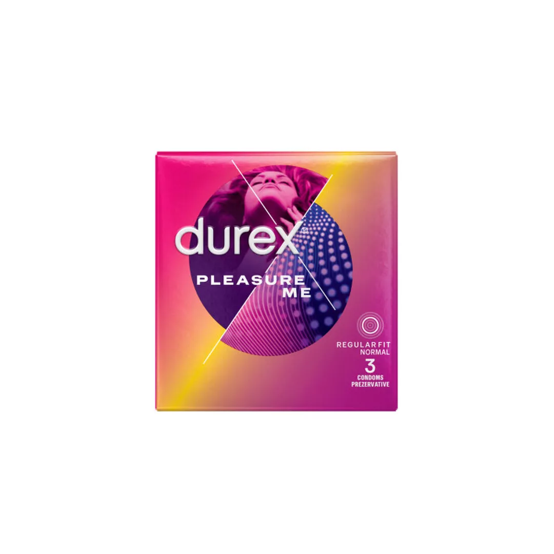 Prezervative DUREX Pleasure me, 3 bucati, [],farmaciabajan.ro