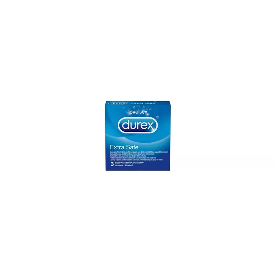 Prezervative Durex Extra Safe, 3 bucati, [],farmaciabajan.ro